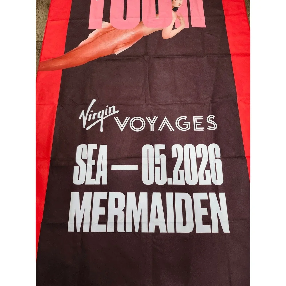 Virgin Voyages Brilliant Lady Tour Mermaiden Sea 05 2026 Red Black Banner
